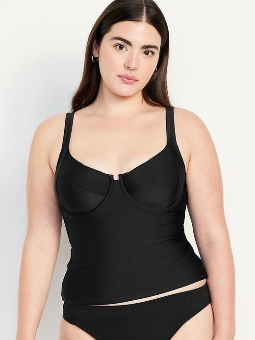 Underwire Tankini Swim Top Product Image