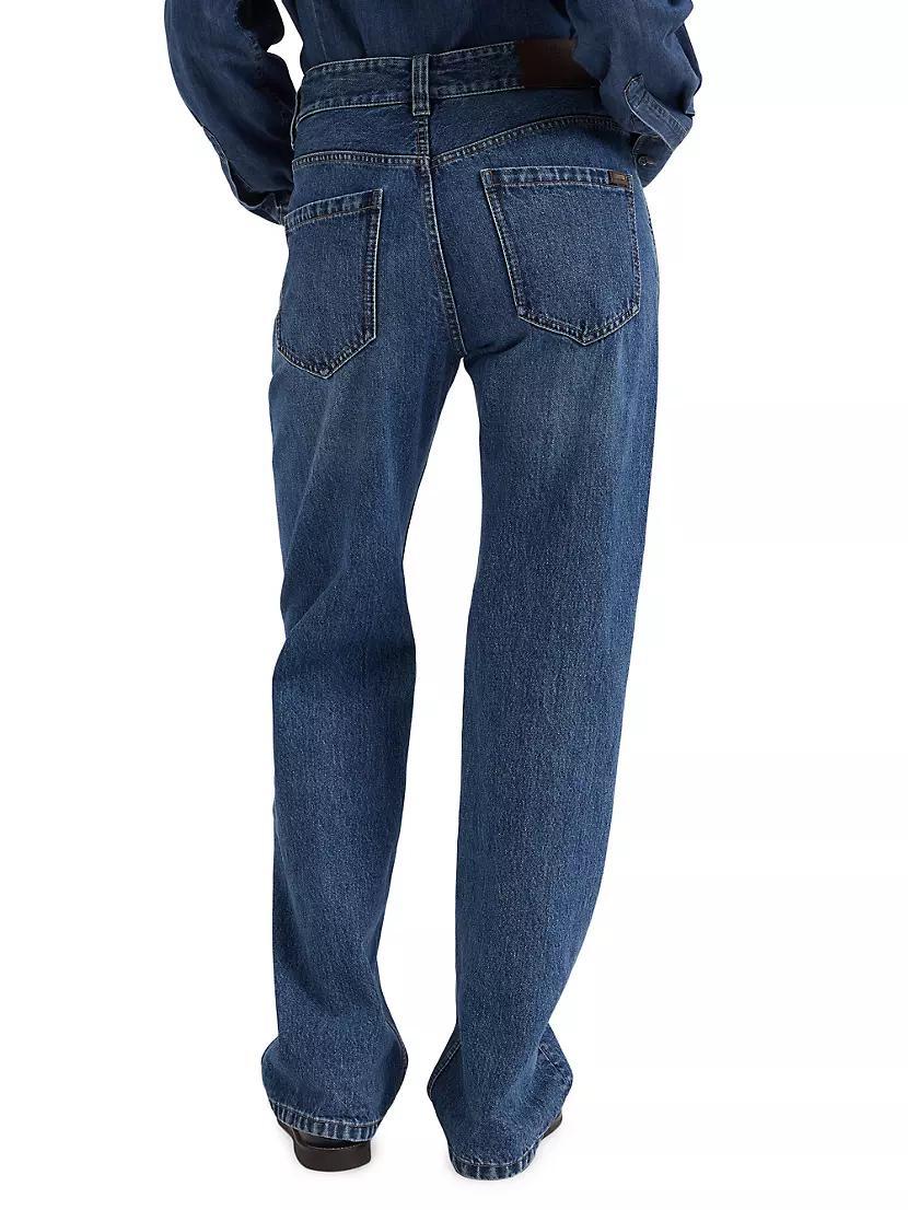 Authentic Denim Straight Trousers Product Image