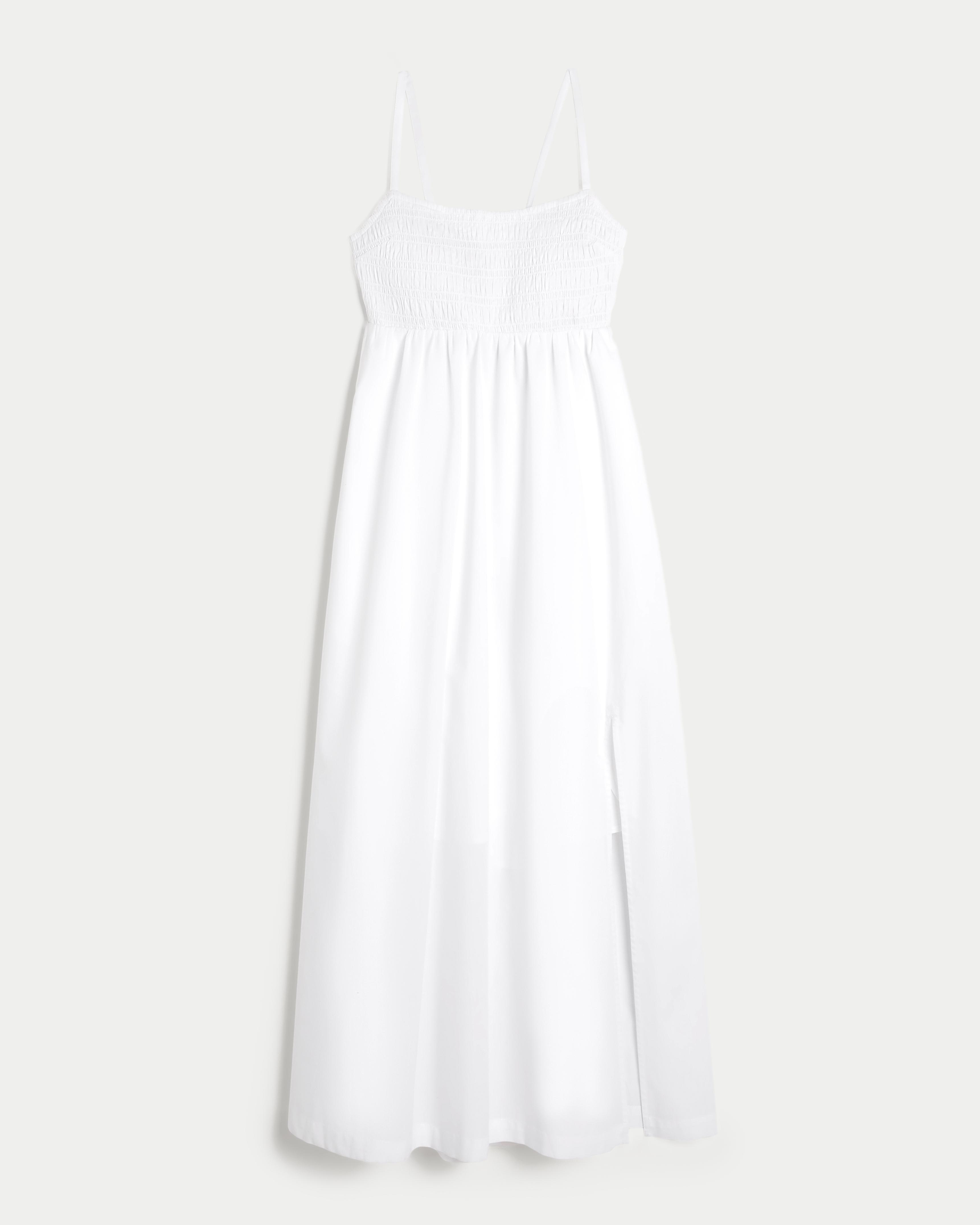 Poplin Babydoll Midi Dress Product Image