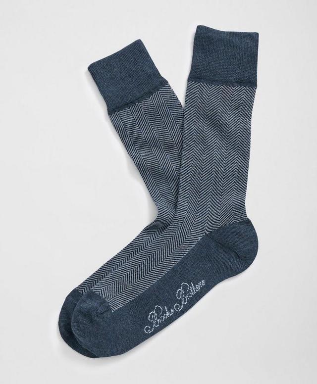 Cotton Blend Herringbone Socks Product Image