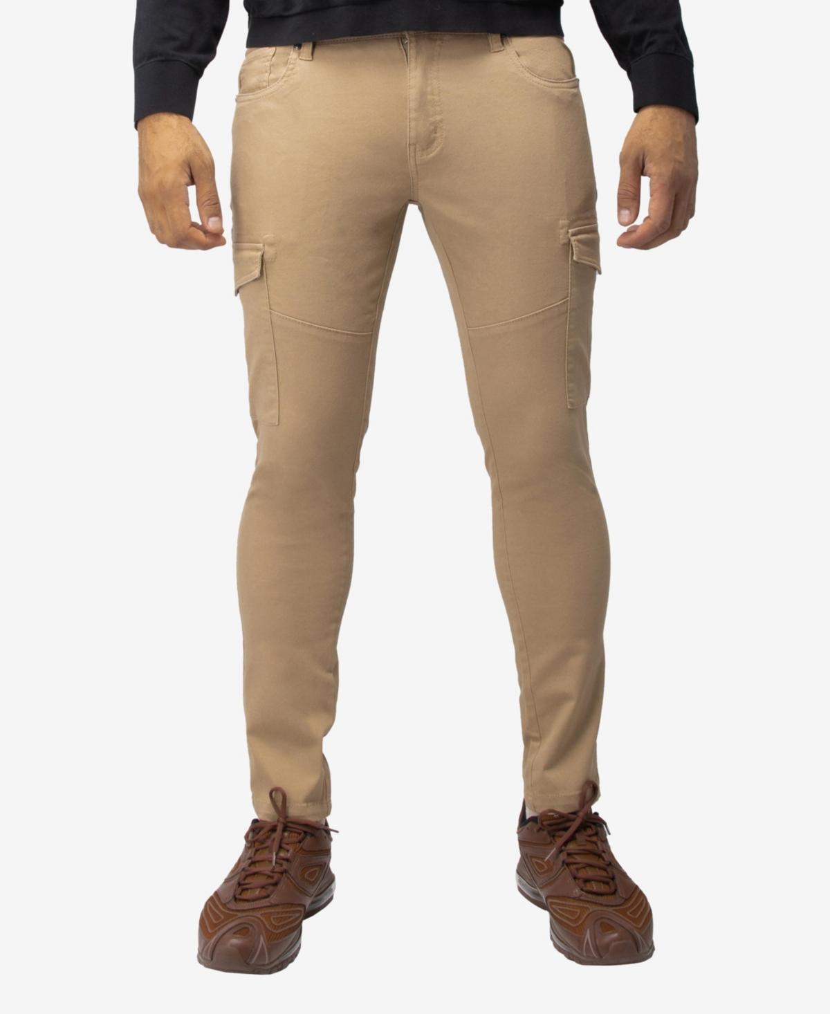 X-Ray Mens Slim Fit Commuter Chino Pant with Cargo Pockets Product Image