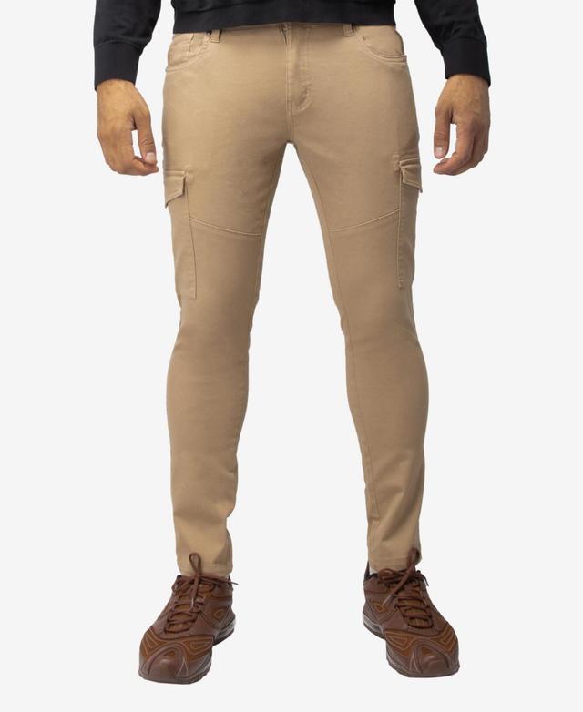 X-Ray Mens Slim Fit Commuter Chino Pant with Cargo Pockets Product Image