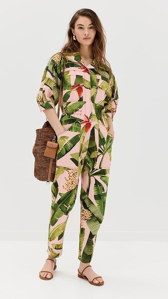 FARM Rio Banana Leaves Jumpsuit | Shopbop Product Image