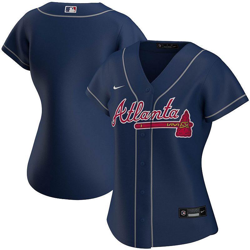 Womens Nike Navy Cleveland Guardians Alternate Official Replica Jersey Grd Blue Product Image