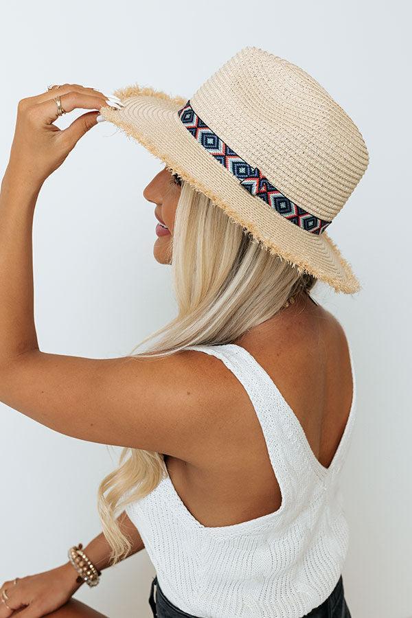 Sunshine Needed Raffia Fedora Product Image