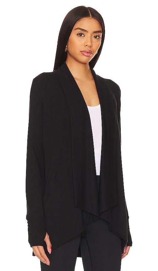 Splits59 Celine Fleece Cardigan (Lentil) Women's Clothing Product Image