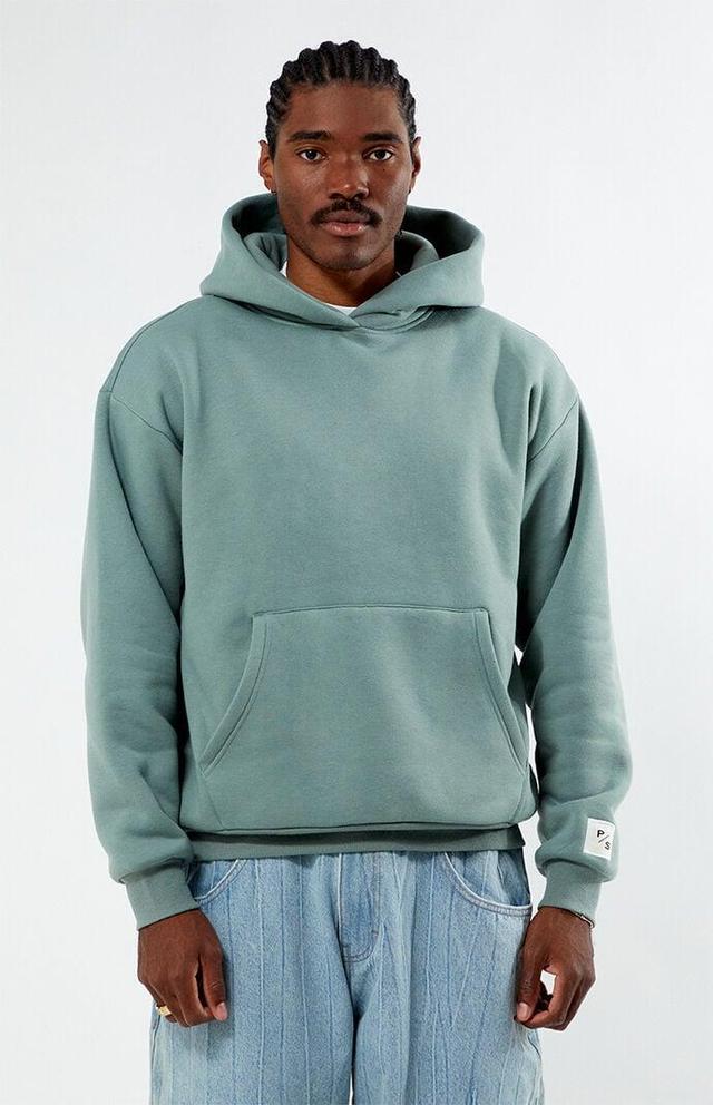 Men's Solid Pullover Hoodie - Product Image