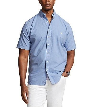 Polo Ralph Lauren Big  Tall Short Sleeve Oxford Woven Shirt Product Image