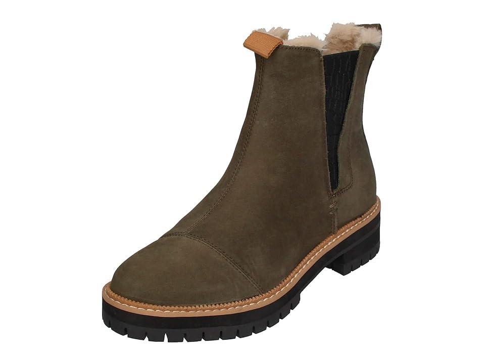 TOMS Dakota (Water Resistant Tarmac Olive Oiled Nubuck/Suede) Women's Boots Product Image