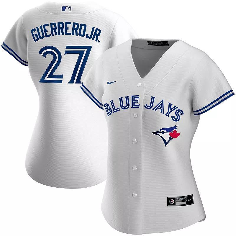 Womens Nike Vladimir Guerrero Jr. White Toronto Blue Jays Home 2020 Replica Player Jersey Product Image