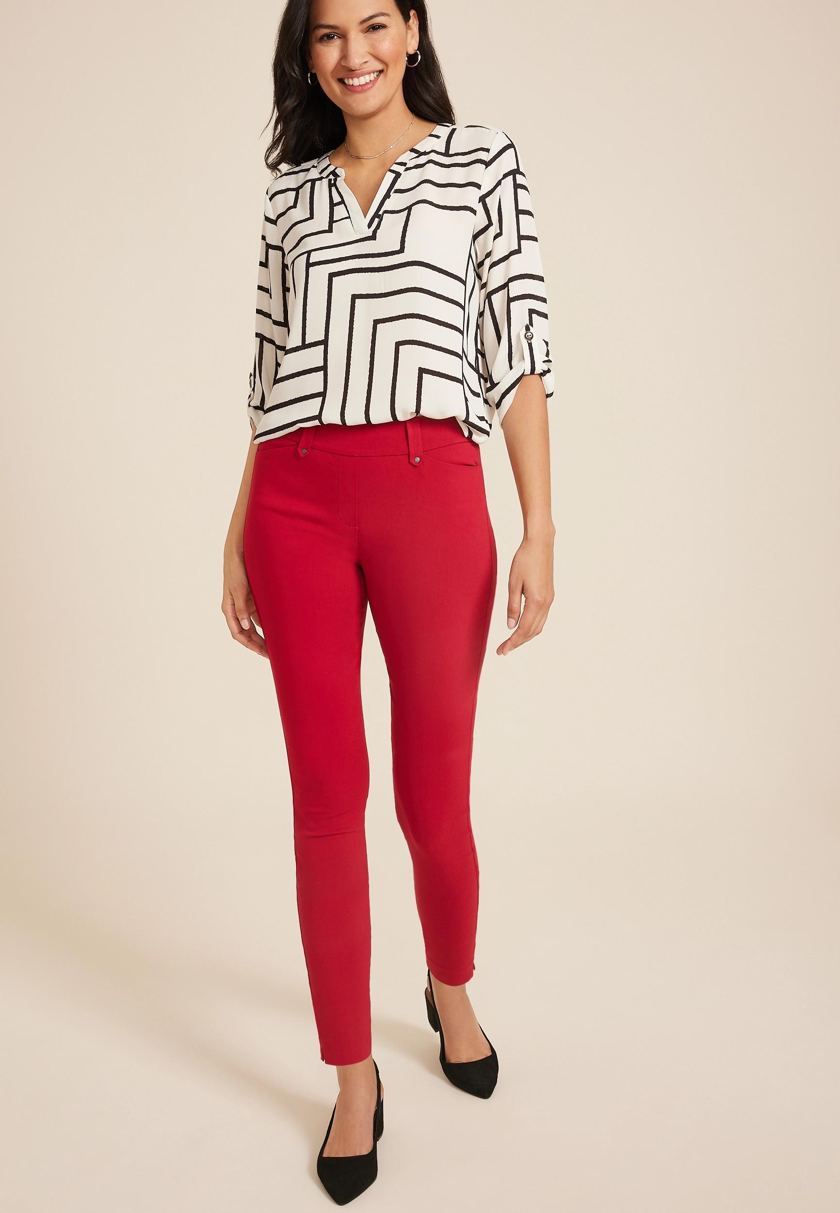 Bengaline Mid Rise Skinny Pant Product Image