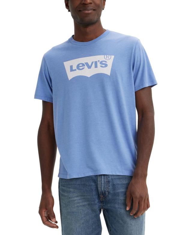 Levis Mens Classic-Fit Batwing Logo Short Sleeve Crewneck T-Shirt Product Image