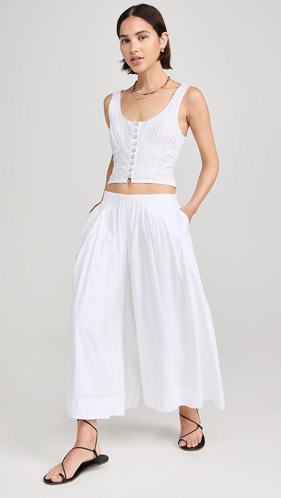 Free People Into You Eyelet Pants Set | Shopbop Product Image