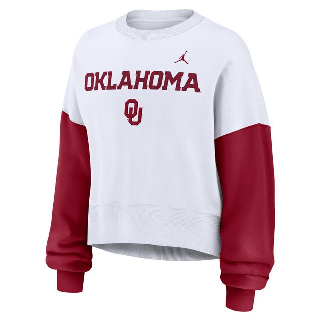 Oklahoma Sooners Primetime Nike Womens College Pullover Crew Product Image