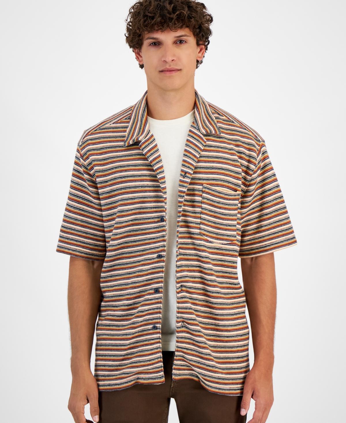 Sun + Stone Mens Knit Camp Shirt, Created for Macys Product Image