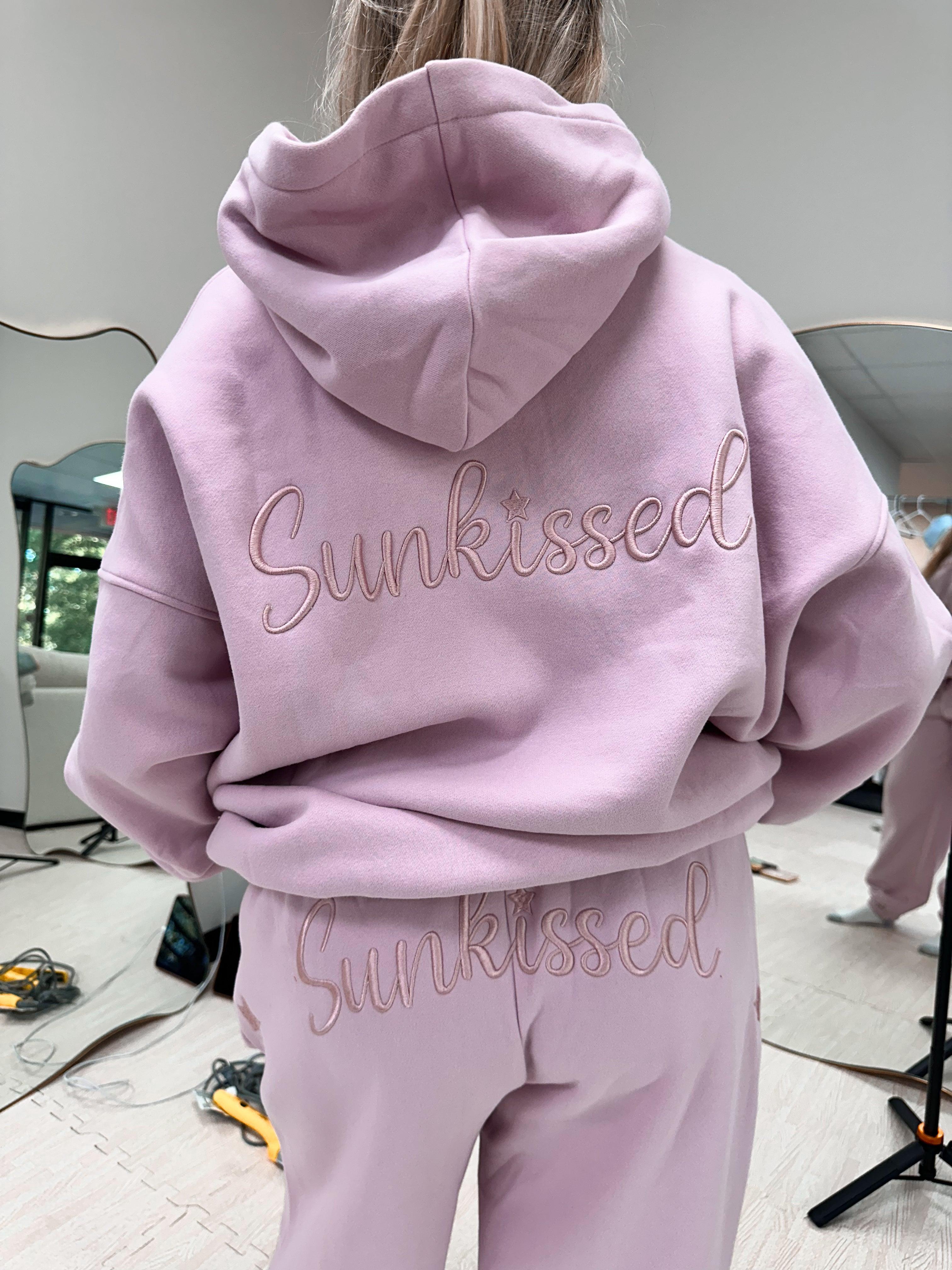 Sunkissed Cursive Embroider Hoodie Product Image