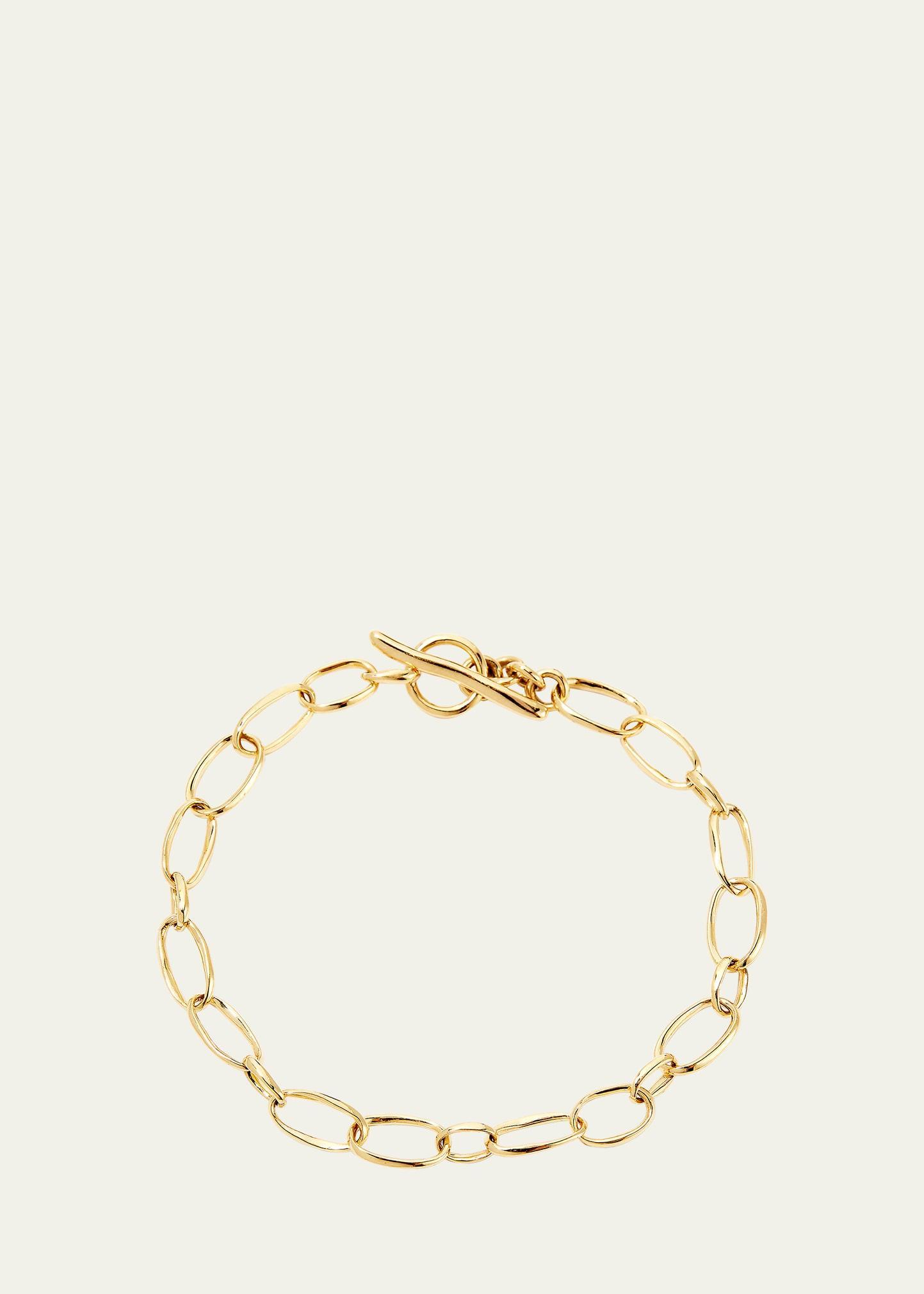 Small Scultura Link Bracelet in 18K Gold Product Image