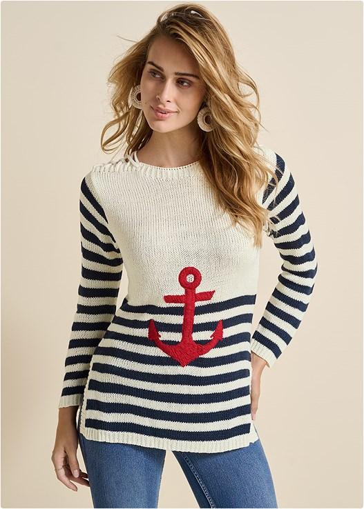 Anchor Crew Neck Sweater Product Image