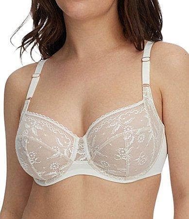 Skarlett Blue Womens Lacy Full Coverage Underwire Bra Product Image