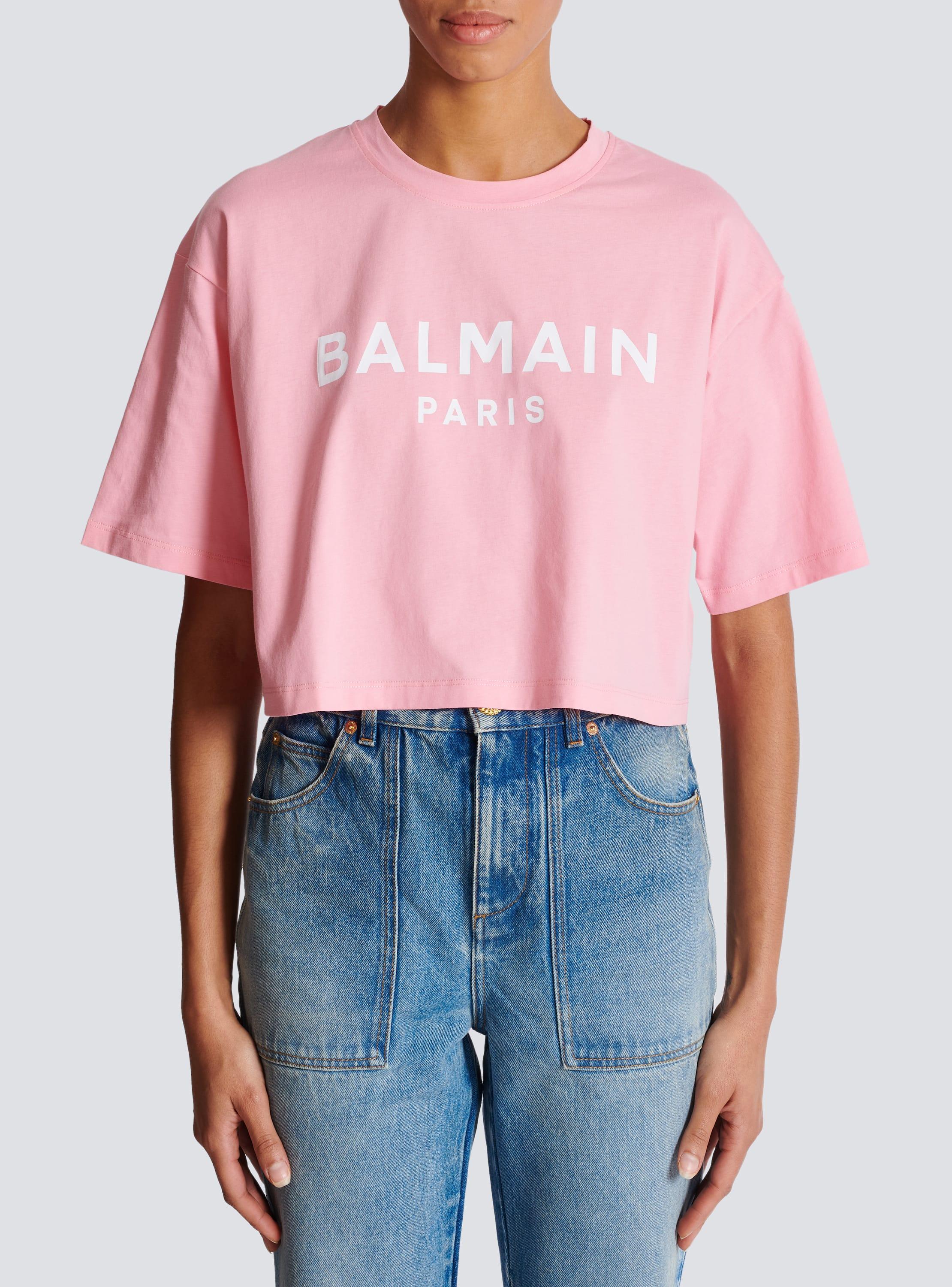 T-shirt with Balmain Paris print Product Image