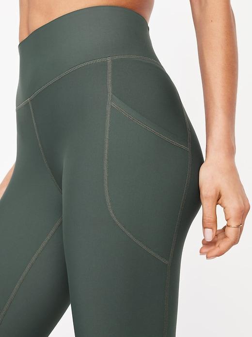 High-Waisted PowerSoft Crop Leggings Product Image