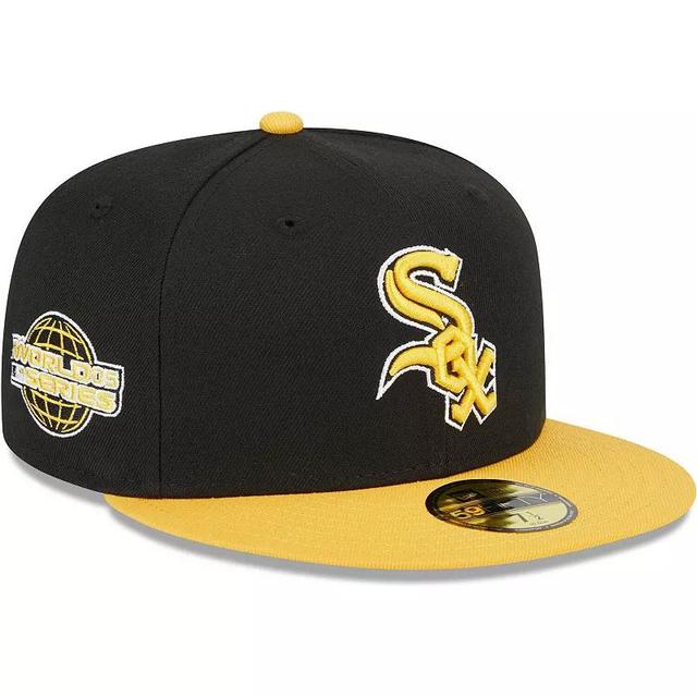 Mens New Era /Gold Chicago White Sox 59FIFTY Fitted Hat Product Image