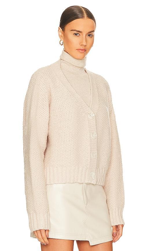 Lovers and Friends Lili Button Front Cardigan in Nude. Size L, M, XS. Product Image