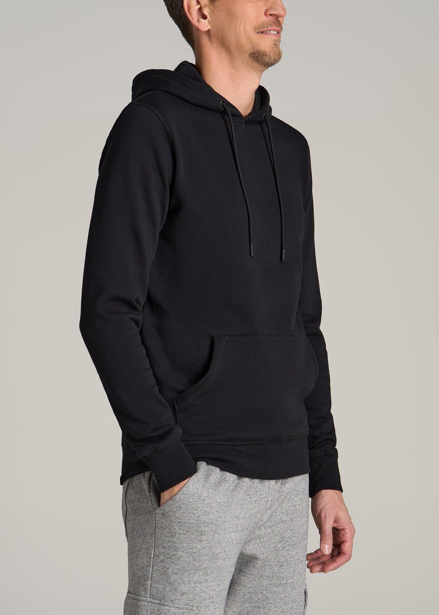 Wearever Fleece Pullover Men's Tall Hoodie in Black Product Image