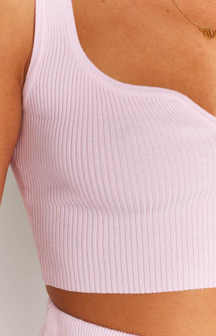 Eda Lilac Knit Top Product Image