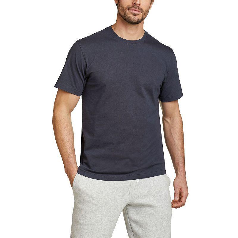 Mens Big & Tall Eddie Bauer Cotton Classic Tee Blue Product Image