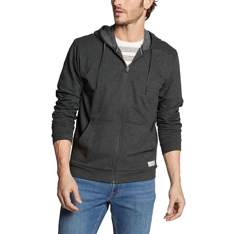 Mens Eddie Bauer Camp Fleece Full-Zip Hoodie Grey Gray Product Image