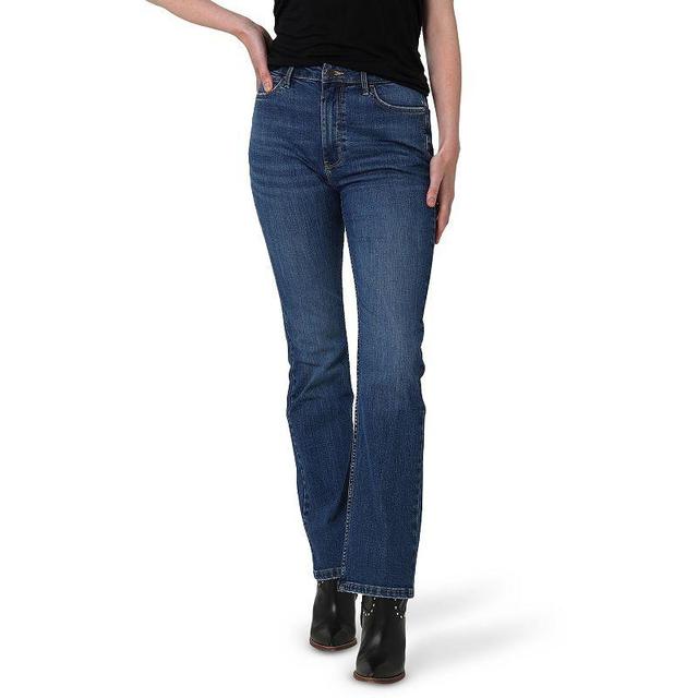 Womens Wrangler High-Rise Bootcut Jeans Red Product Image