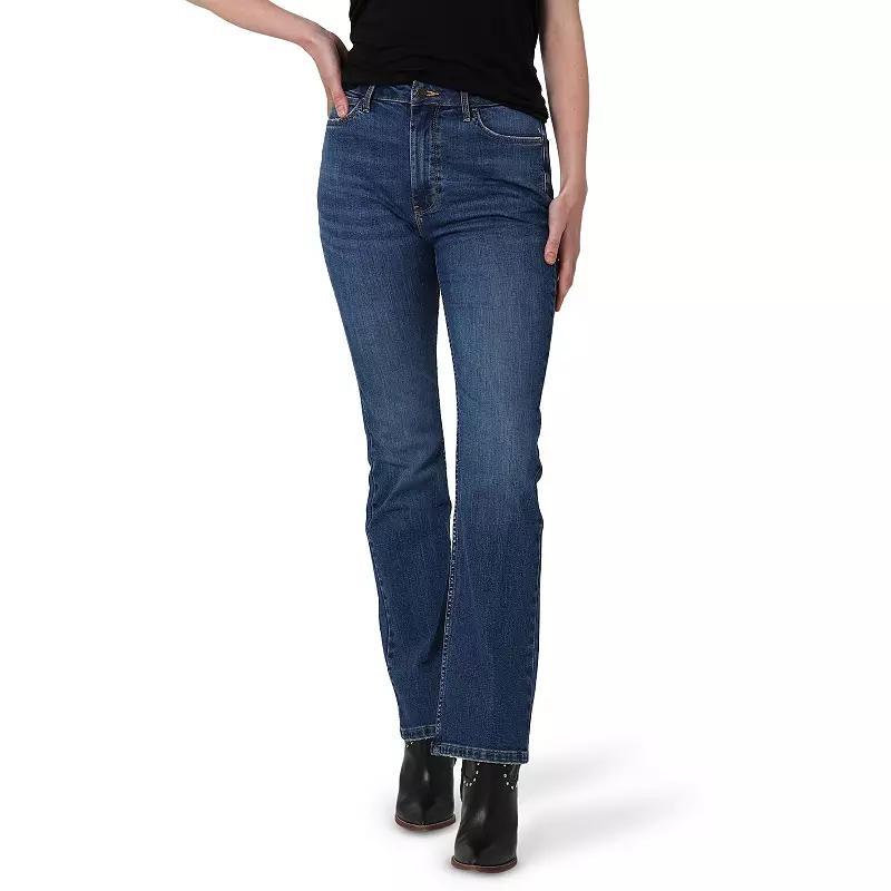 Womens Wrangler High-Rise Bootcut Jeans Red Product Image