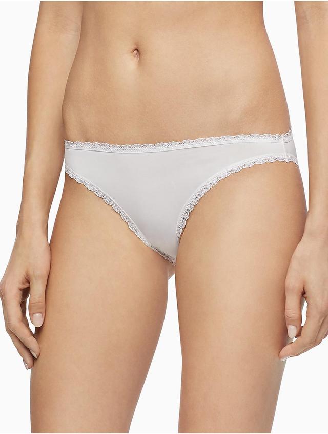 Calvin Klein Womens Flirty Micro Bikini - White - XL Product Image