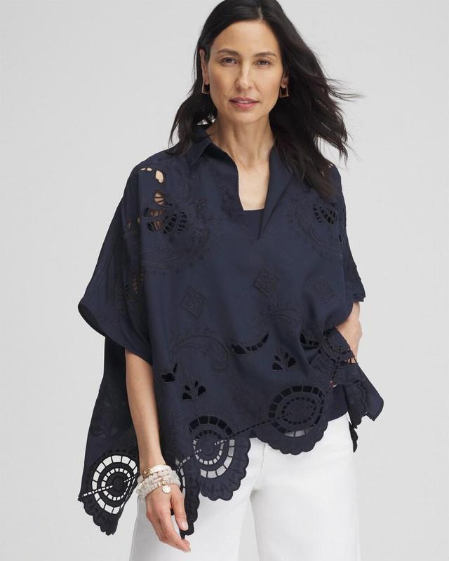 Eyelet Poncho Product Image