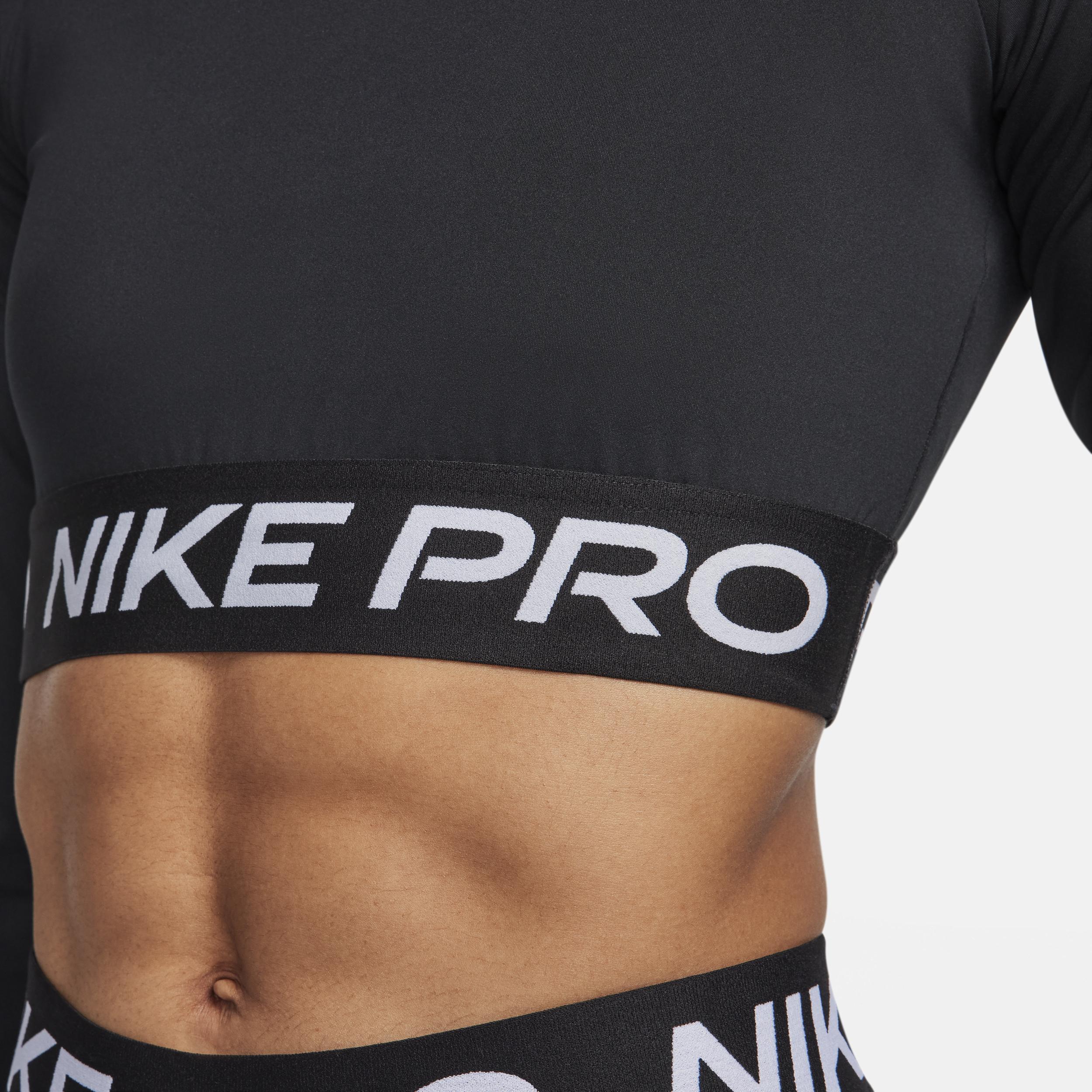 Women's Nike Pro 365 Dri-FIT Cropped Long-Sleeve Top Product Image