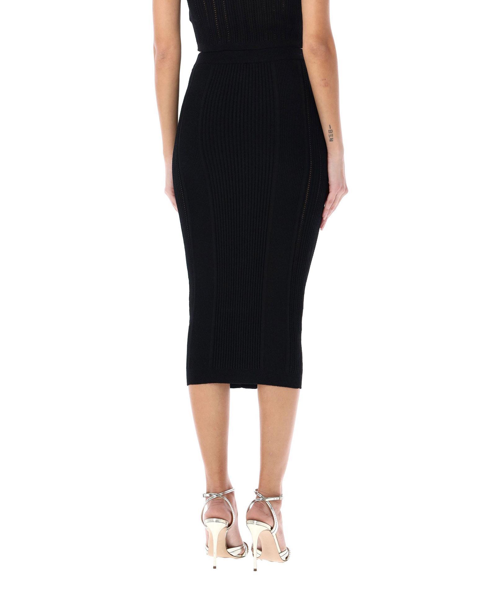 Midi Skirt In Black Product Image