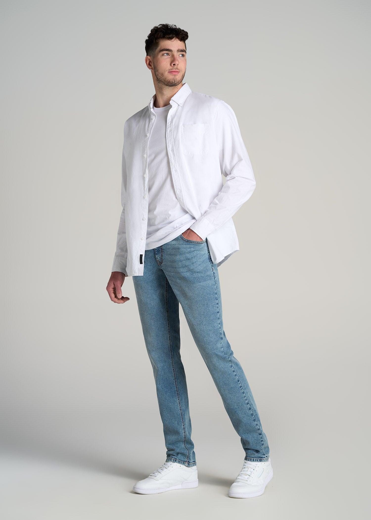 Carman TAPERED Jeans for Tall Men in Vintage Faded Blue Male Product Image