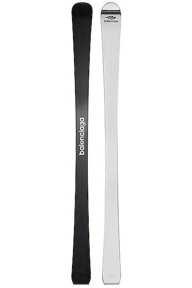 Balenciaga Skis in Metallic Silver Product Image