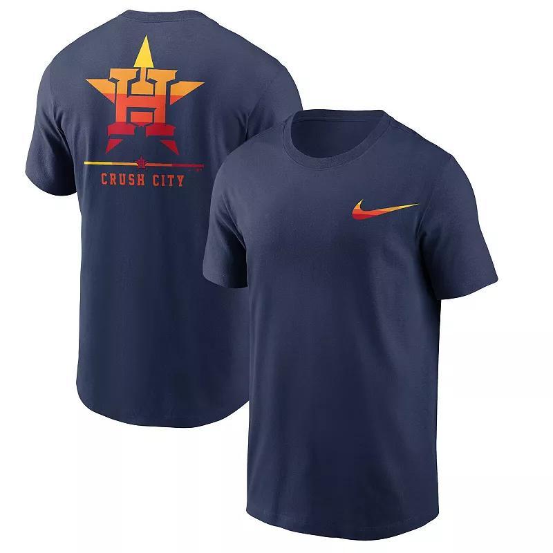 Mens Nike Houston Astros Crush City Hometown T-Shirt Blue Product Image