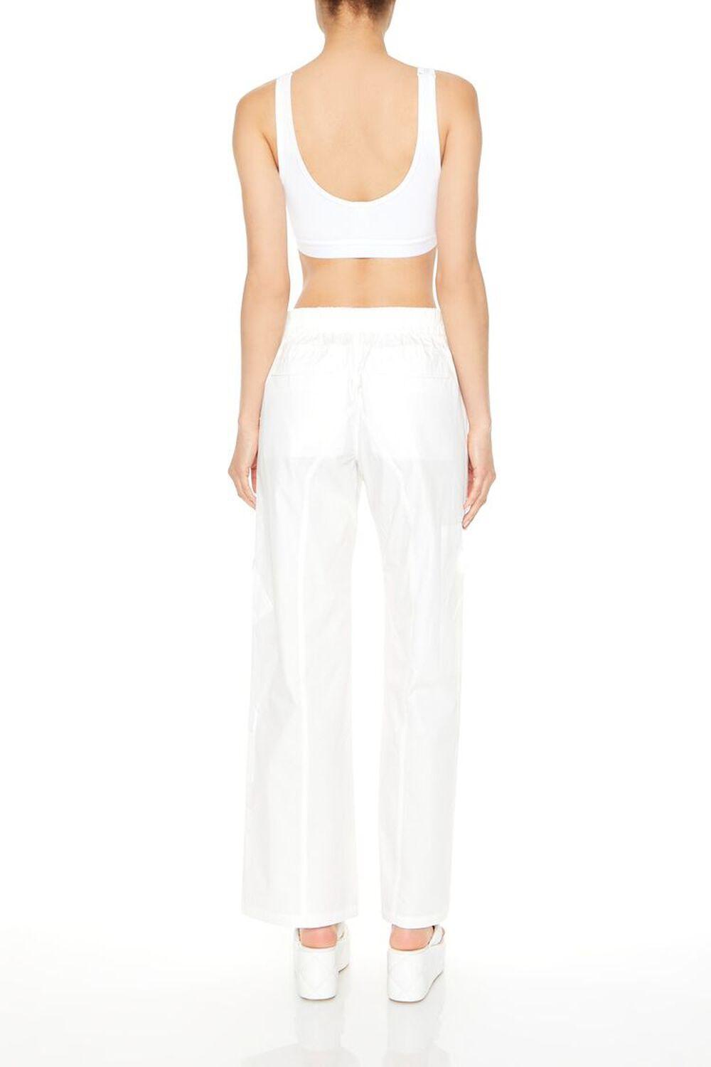 Mid-Rise Straight-Leg Cargo Pants | Forever 21 Product Image