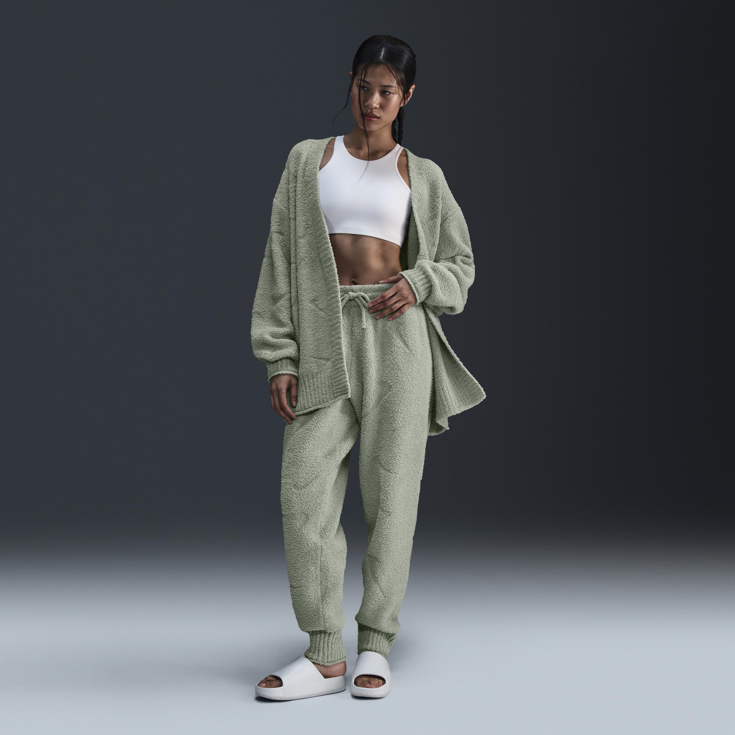 Womens Nike Sportswear Phoenix Cozy Boucl High-Waisted Oversized Knit Pants Product Image