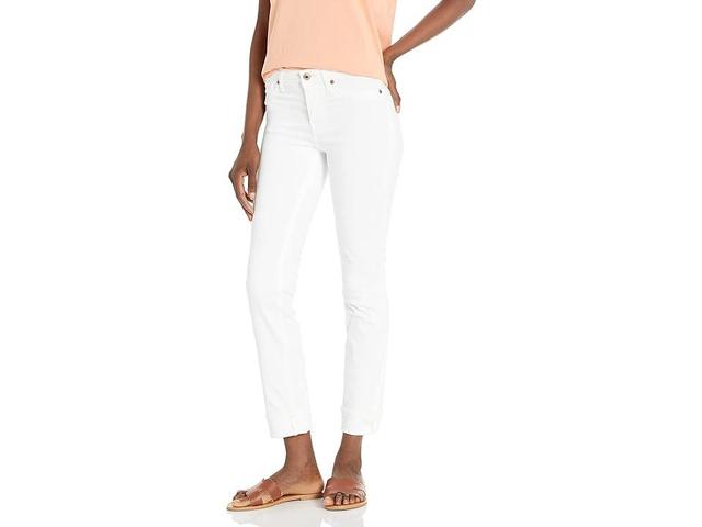 Buffalo David Bitton Carrie Mid-Rise Slim Rinse (White Rinse) Women's Jeans Product Image