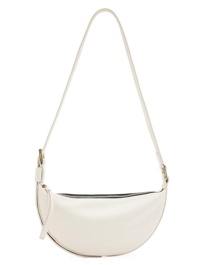 AllSaints Half Moon Leather Crossbody Bag Product Image