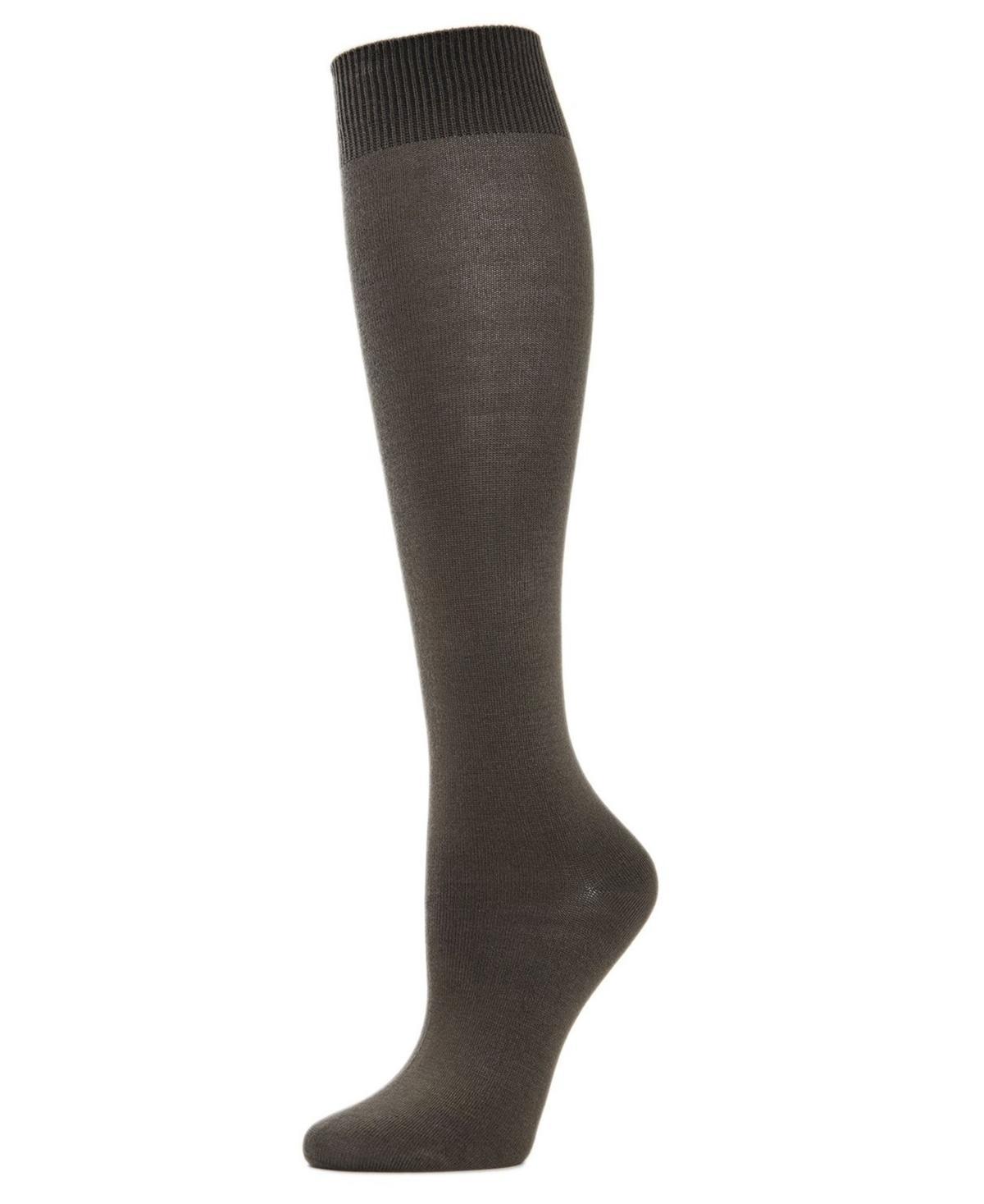 MeMoi Womens Bamboo Blend Knit Knee High Socks Product Image