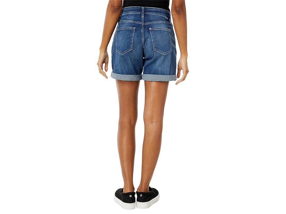 Womens Alex Mid Rise Power Stretch Boyfriend Shorts Product Image