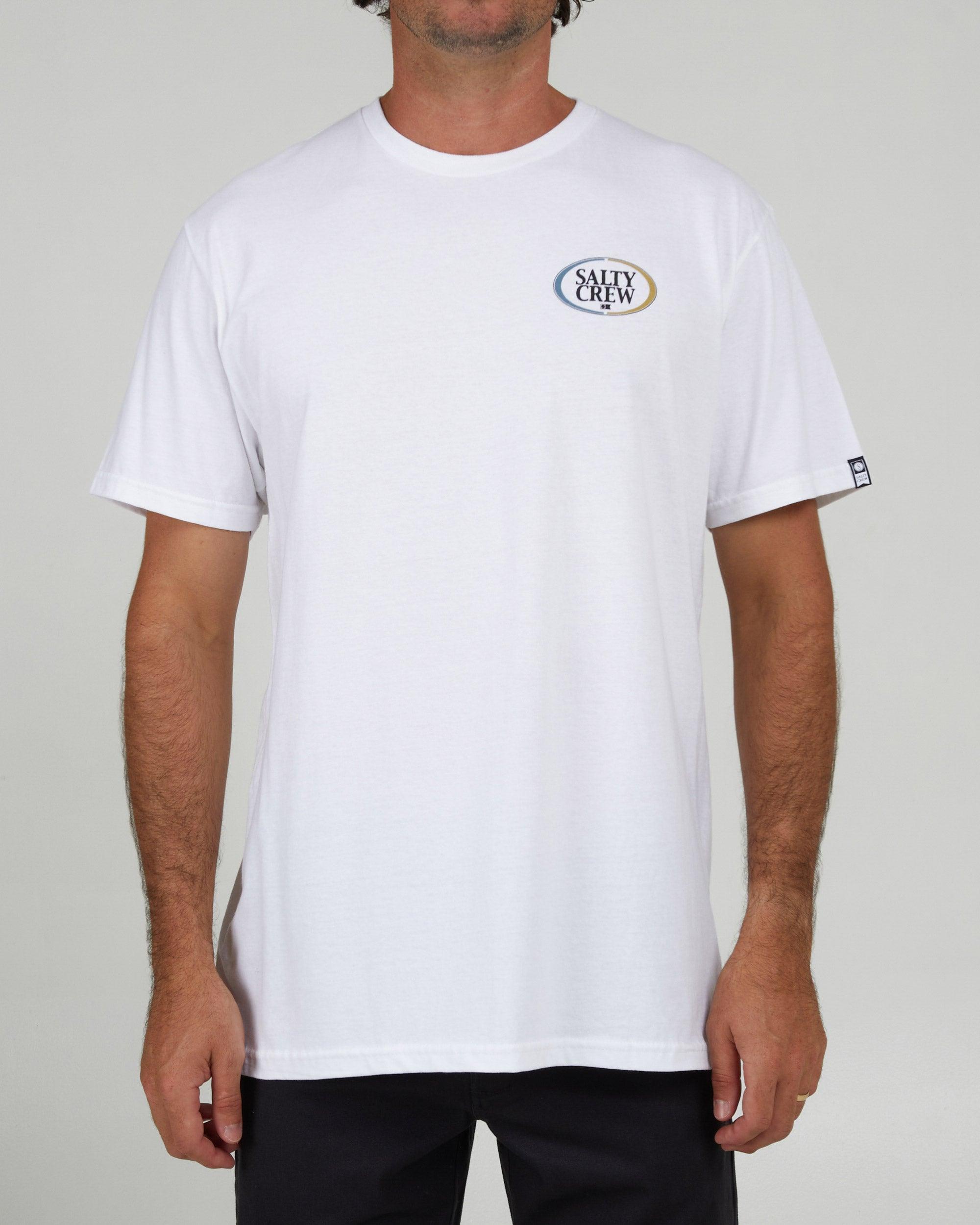 Half N Half White S/S Classic Tee Male Product Image