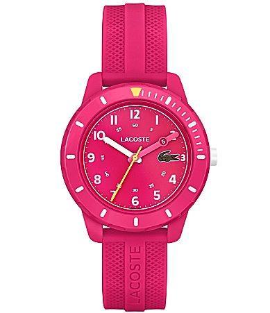 Lacoste Kids Mini Tennis Raspberry Silicone Strap Watch Product Image