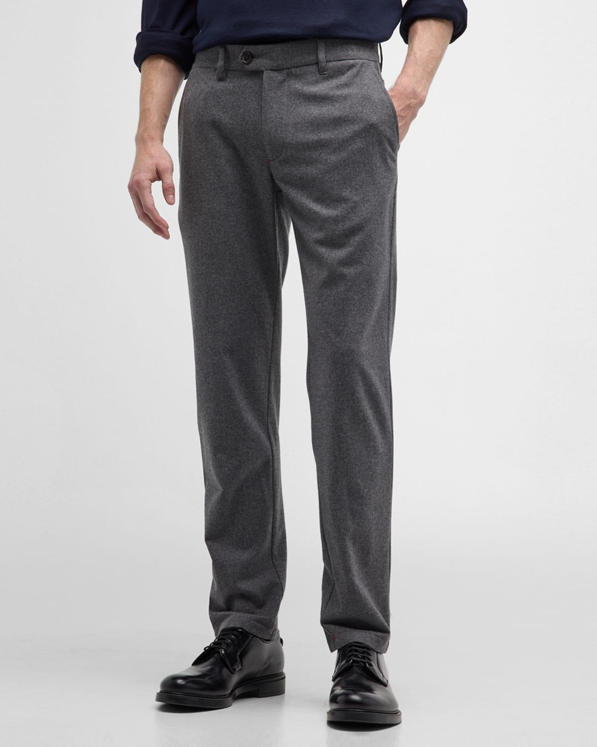 Mens Wool-Cashmere Flannel Pants Product Image