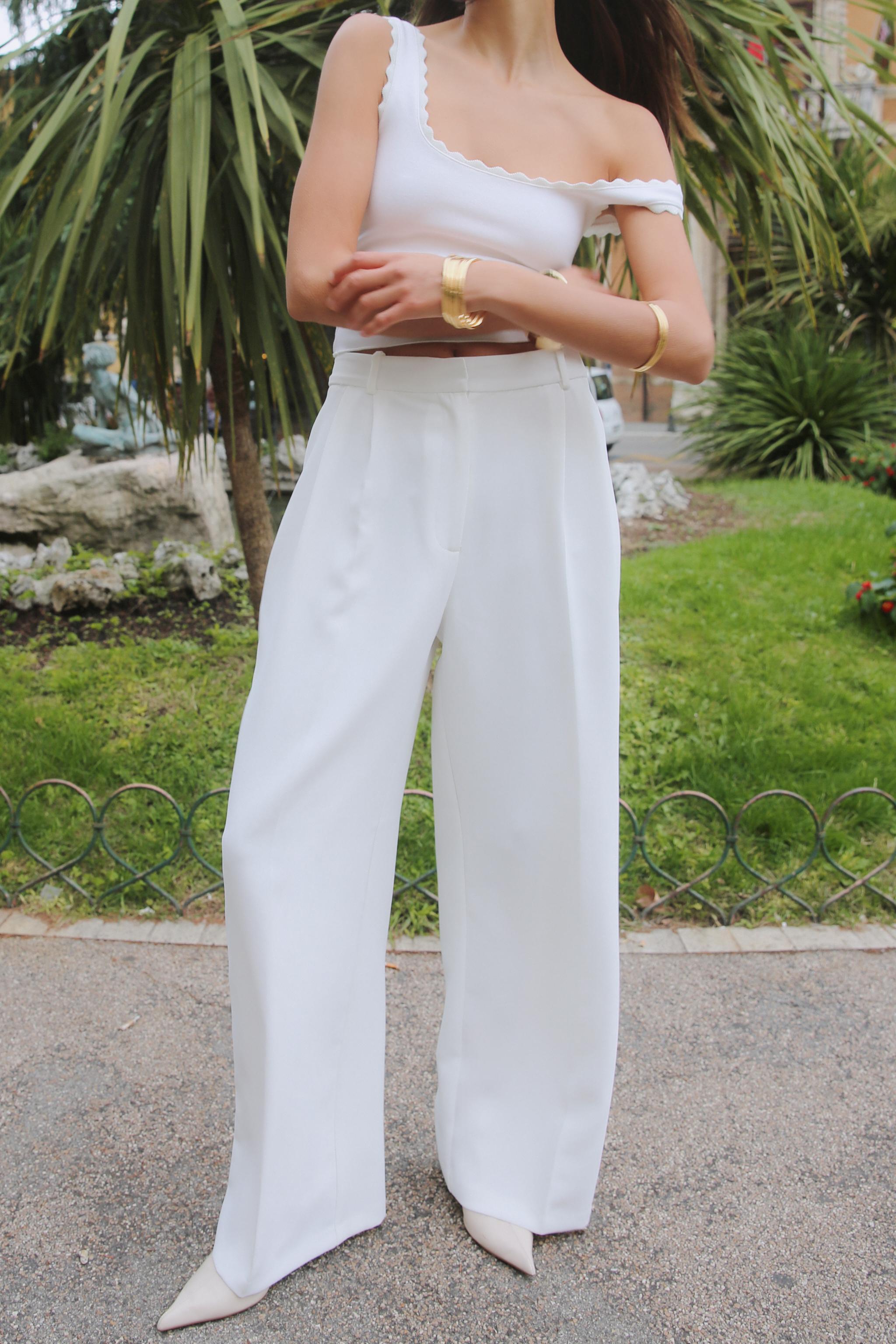 HIGH WAIST WIDE LEG PANTS Product Image